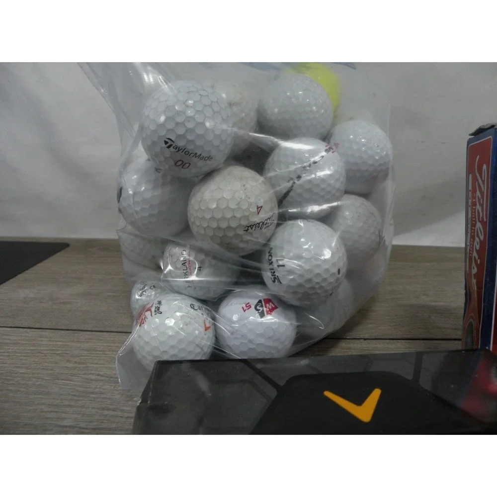 Mixed Used Golf Balls Bulk Lot w/ New Callaway Nike Titleist Sleeves